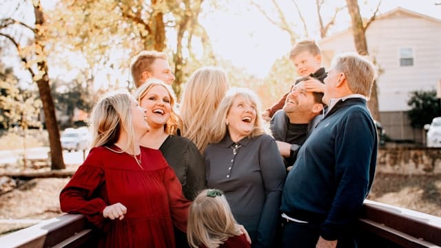 Familie mit mehreren Generationen